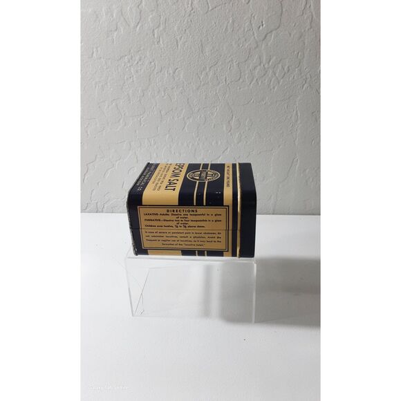 Gilbert Pharmacal Purity Brand Epsom Salt Tin with the Salt ~Vintage~ - Picture 5 of 7